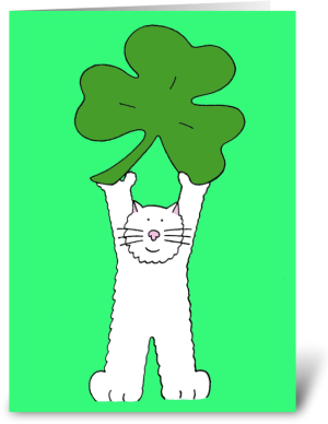 a st. patrick's day kitty 